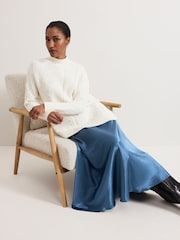 Phase Eight Blue Orla Slip Skirt - Image 5 of 7