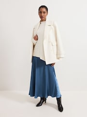 Phase Eight Blue Orla Slip Skirt - Image 6 of 7