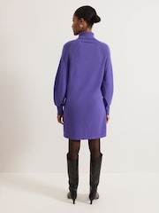 Phase Eight Purple Ellie Knit Dress - Image 3 of 7