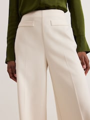 Phase Eight White Elodie Wool Trousers - Image 7 of 7