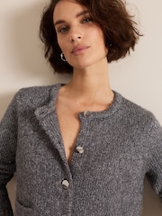 Phase Eight Grey Eden Sequin Jacket - Image 6 of 7