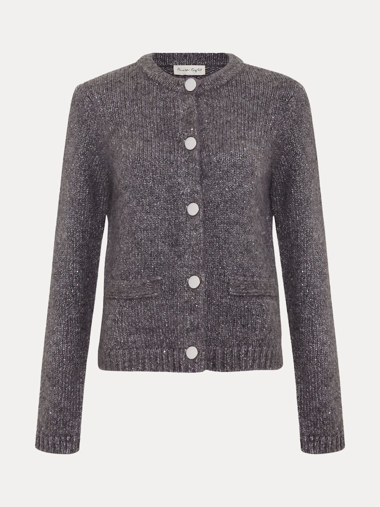 Phase Eight Grey Eden Sequin Jacket - Image 7 of 7