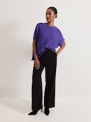 Phase Eight Purple Grace Sleeveless Top - Image 3 of 7