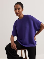 Phase Eight Purple Grace Sleeveless Top - Image 4 of 7