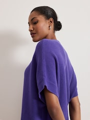 Phase Eight Purple Grace Sleeveless Top - Image 5 of 7