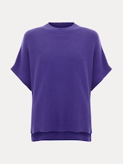 Phase Eight Purple Grace Sleeveless Top - Image 7 of 7