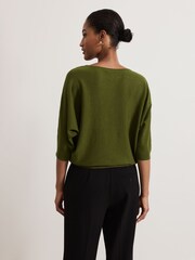 Phase Eight Green Cristine Knit Jumper - Image 2 of 7