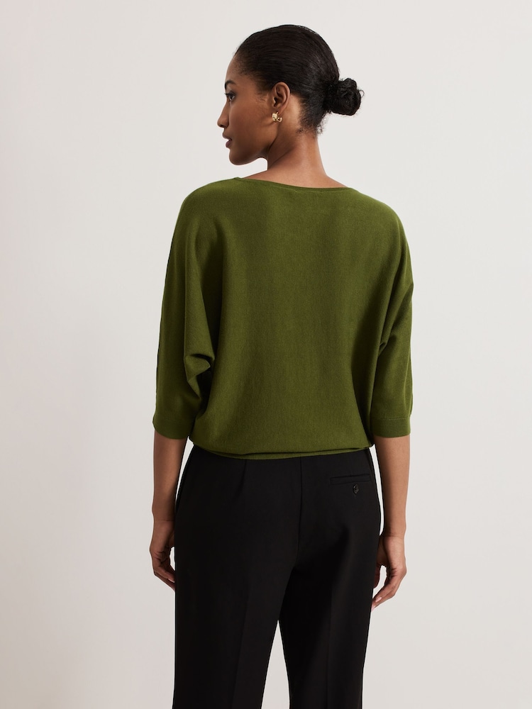 Phase Eight Green Cristine Knit Jumper - Image 2 of 7