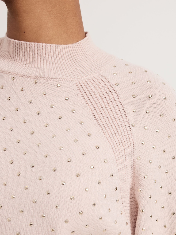 Phase Eight Pink Tala Hotfix Jumper - Image 7 of 7