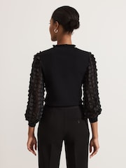 Phase Eight Black Shelly Detail Jumper - Image 2 of 7