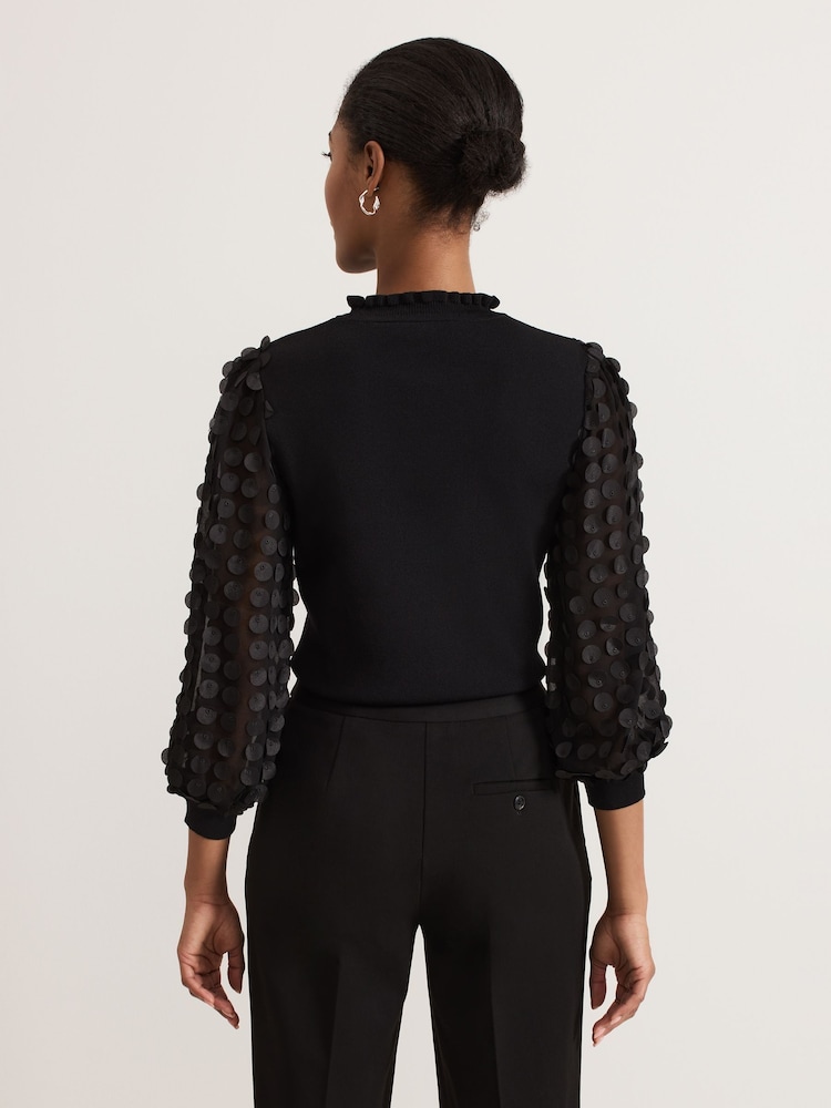 Phase Eight Black Shelly Detail Jumper - Image 2 of 7