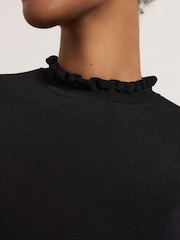 Phase Eight Black Shelly Detail Jumper - Image 4 of 7