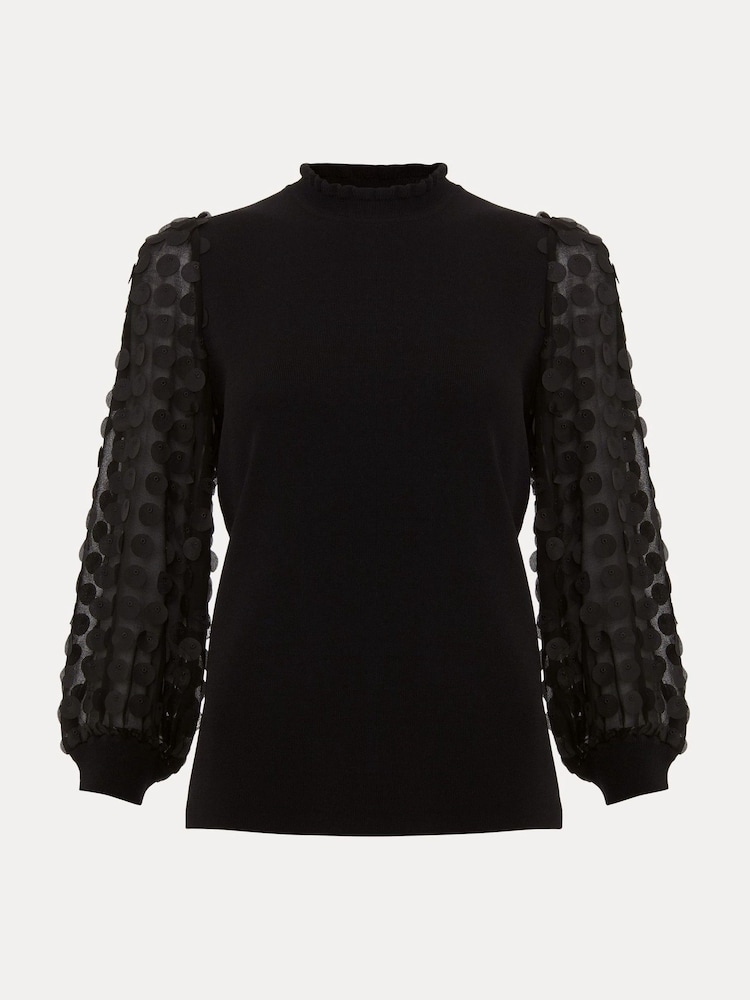 Phase Eight Black Shelly Detail Jumper - Image 7 of 7