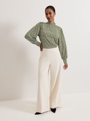 Phase Eight Black Esme Printed Top - Image 5 of 8