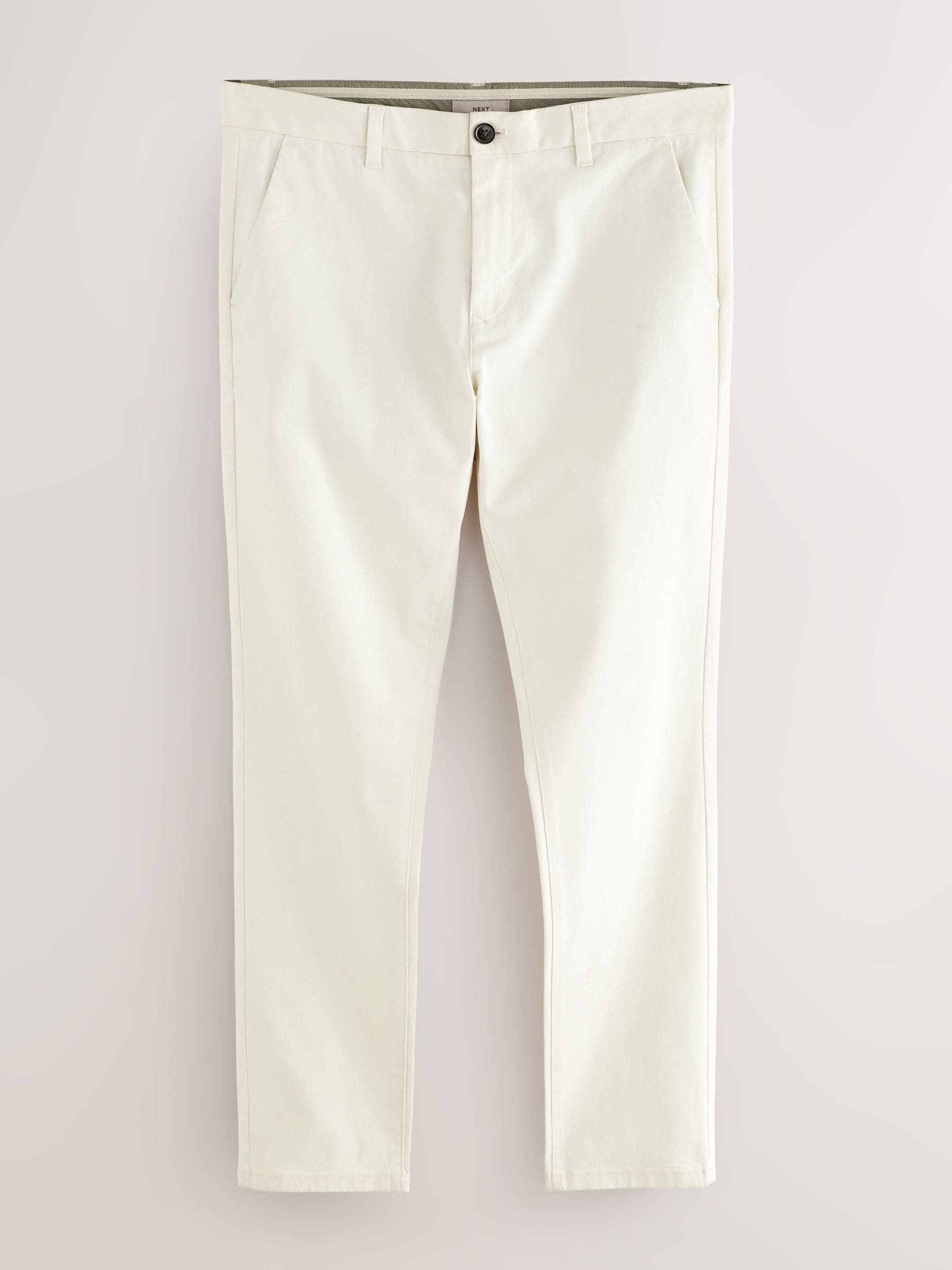 Buy Ecru White Skinny Fit Stretch Chino Trousers from Next USA
