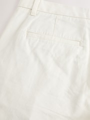 Ecru White Slim Fit Stretch Chinos Trousers - Image 7 of 9