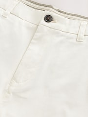 Ecru White Slim Fit Stretch Chinos Trousers - Image 8 of 9