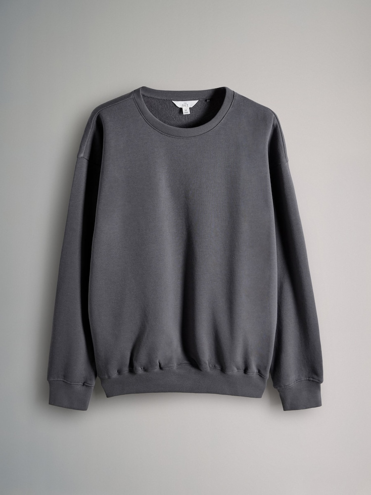 The Set 4 Pack Oversized Col rond Sweat-shirt - Image 2 of 7