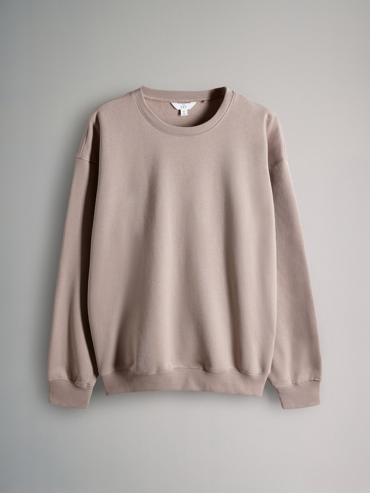 The Set 4 Pack Oversized Col rond Sweat-shirt - Image 3 of 7
