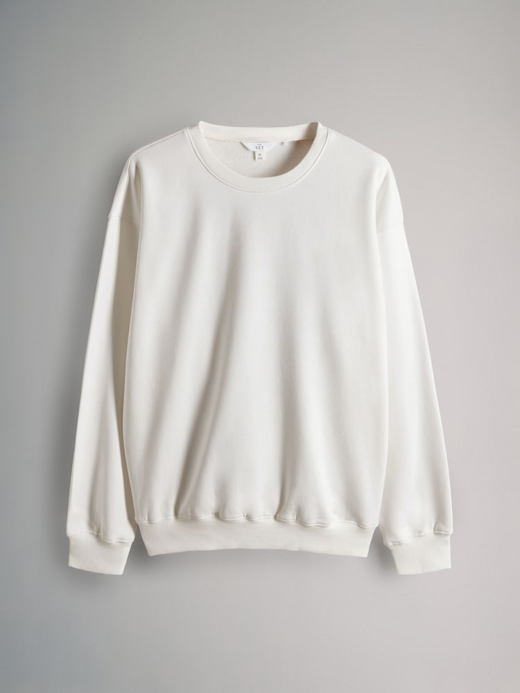 The Set 4 Pack Oversized Col rond Sweat-shirt - Image 4 of 7