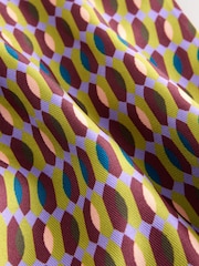 Multi Geo Print Pre Tied Satin Headscarf - Image 3 of 3