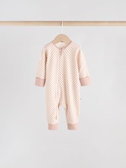 Azul - Baby Footless Two Way Zip Sleepsuits 4 Pack (0mths-3yrs) - Imagen 4 de 14