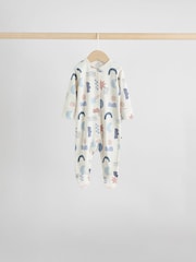 Azul - Baby Popper Sleepsuits 7 Pack (0mths-2yrs) - Imagen 7 de 19