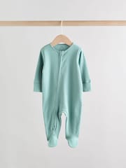 Minerals Baby Slogan Sleepsuits 3 Pack (0-2yrs) - Image 3 of 14