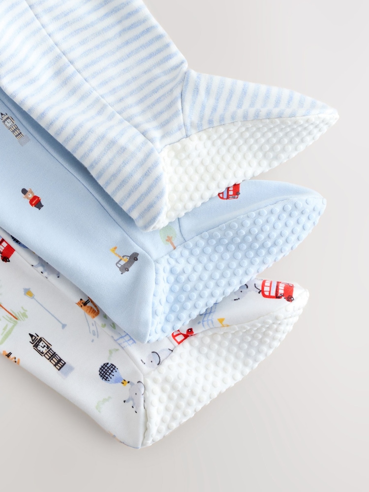 Blue London Baby Sleepsuits 3 Pack (0mths-2yrs) - Image 15 of 15