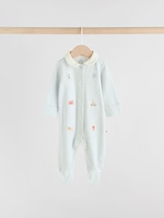 Blue London Baby Sleepsuits 3 Pack (0mths-2yrs) - Image 2 of 15