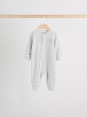 Grün/Grau - Baby Fußlose Schlafanzüge mit Zwei-Wege-Reißverschluss im 4er Pack (0 Monate bis 3 Jahre) - Bild 3 von 17