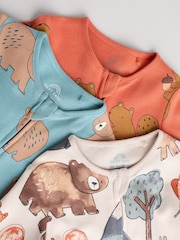 Mehrfarbig - Baby-Schlafanzüge mit Bärenprint im 3er-Pack (0–3 J.) - Bild 8 von 13