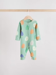 Grün - Fußlose Baby-Schlafanzüge, 3er-Pack (0 Monate–3 Jahre) - Bild 4 von 16
