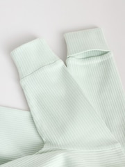 淡藍色 - 3 件裝嬰童雙向拉鏈不包腳棉質睡衣（0 個月-3 歲） - 圖片 13/14