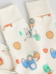 Blue Baby Embroidered Sleepsuits 3 Pack (0-2yrs) - Image 13 of 15
