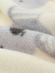 Grey Baby Micro Fleece Two Way Zip Sleepsuits 2 Pack - Image 12 of 12
