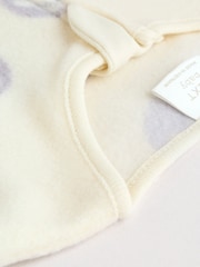 Grey Baby Micro Fleece Two Way Zip Sleepsuits 2 Pack - Image 8 of 12