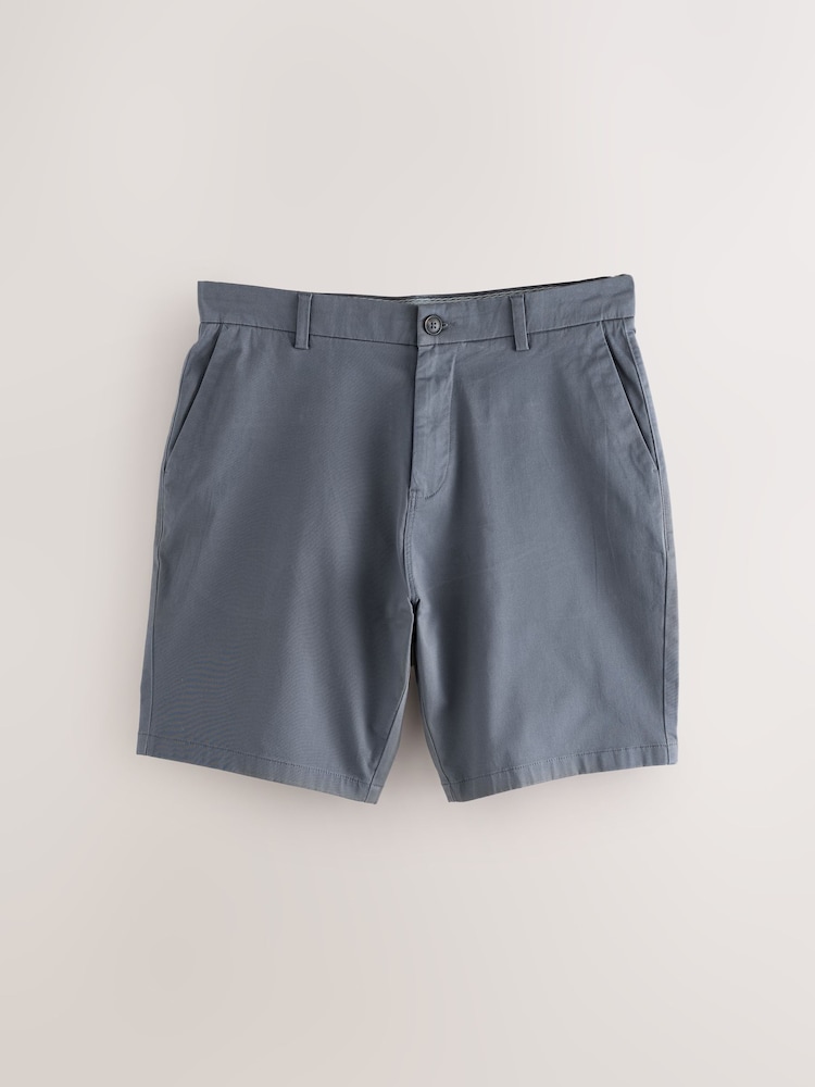 Blue/Bone/Sage Straight Fit Stretch Chinos Shorts 3 Pack - Image 2 of 7