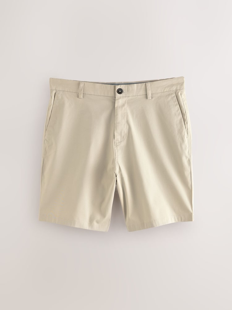 Blue/Bone/Sage Straight Fit Stretch Chinos Shorts 3 Pack - Image 3 of 7