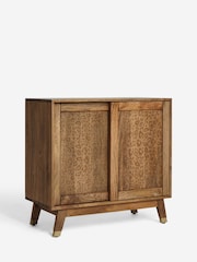 Rockett St George Mango Wood Leopard Print Small Sideboard - Image 7 of 8