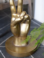 Rockett St George Gold Peace Hand Side Table - Image 2 of 6