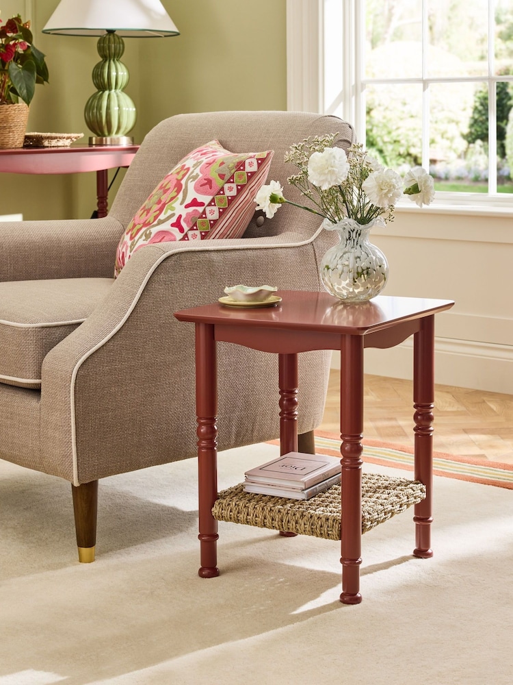 Nina Campbell Red Alder Side Table - Image 1 of 3