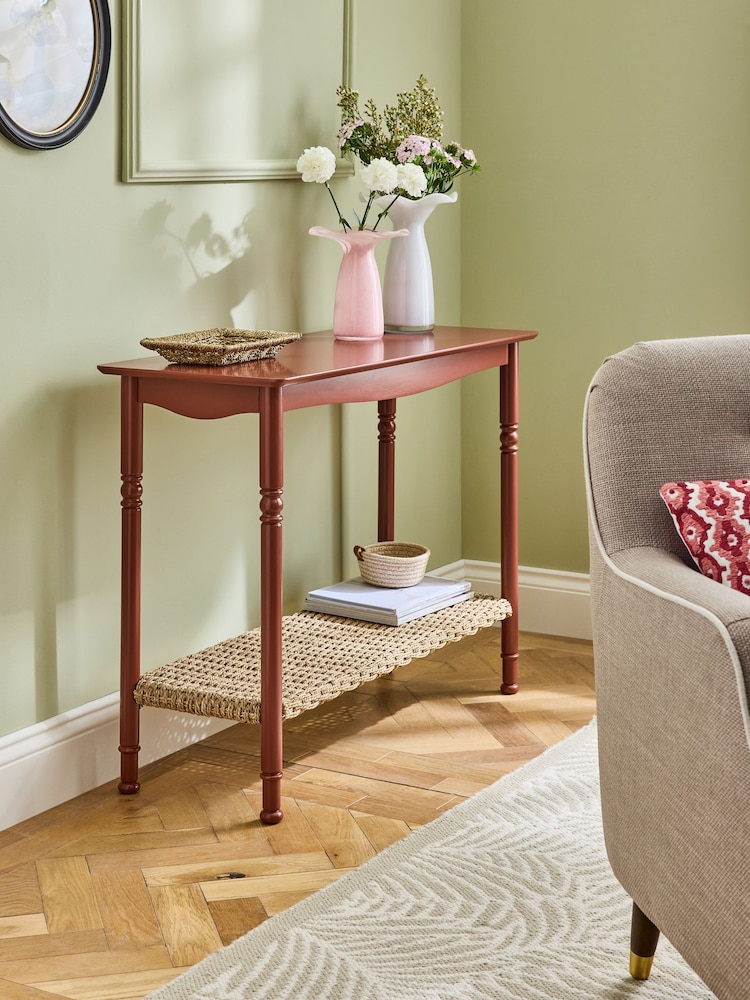 Nina Campbell Red Alder Console Table - Image 1 of 3