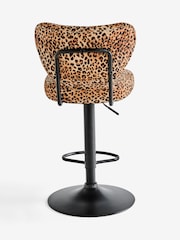 Rockett St George Leopard Love Velvet Perfect Bar Stool - Image 8 of 9