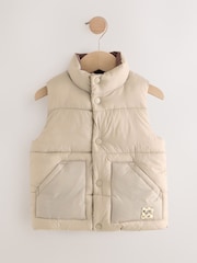 Neutral Padded Gilet (3mths-10yrs) - Image 1 of 5