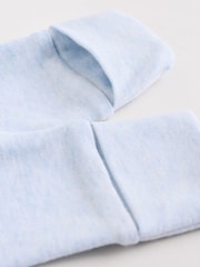 Blue/White Baby Embroidered Sleepsuits 3 Pack - Image 14 of 14