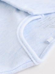 Blue/White Baby Embroidered Sleepsuits 3 Pack - Image 9 of 14