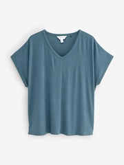 Blue Ribbed Pyjamas Set - Image 2 of 3