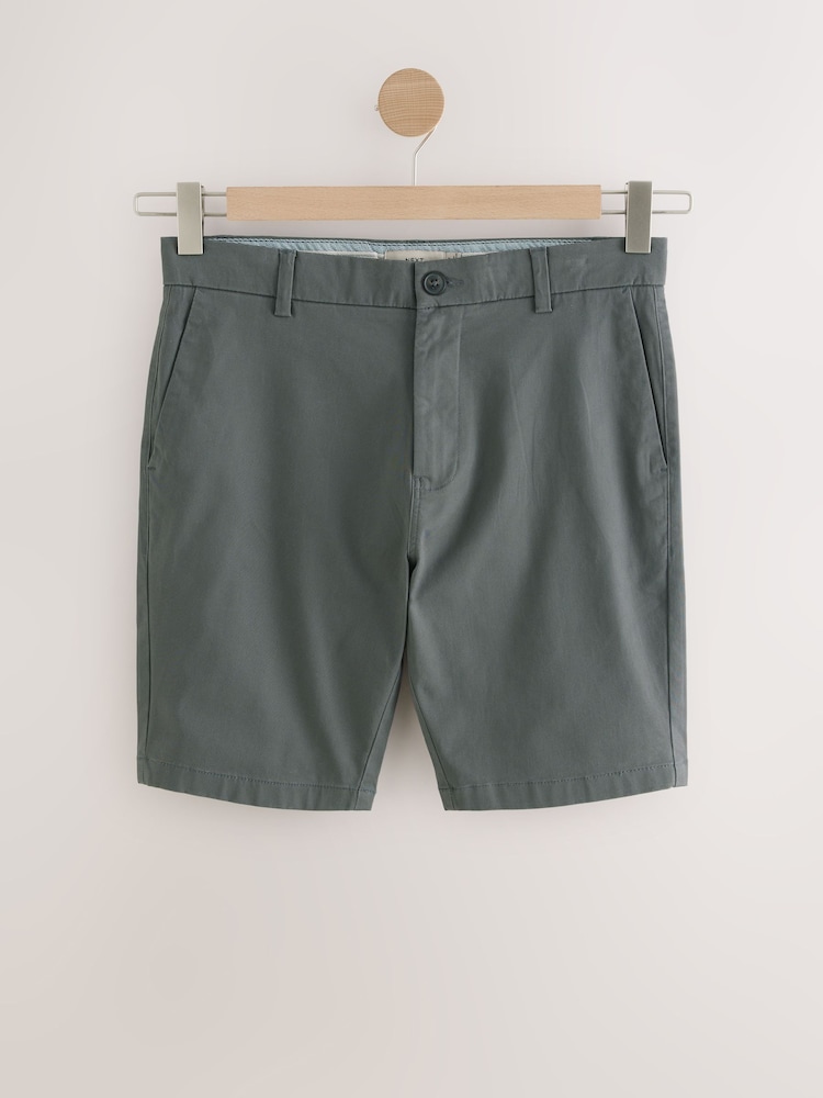Multi - Coupe fine - Lot de 4 shorts chino stretch - Image 10 of 15