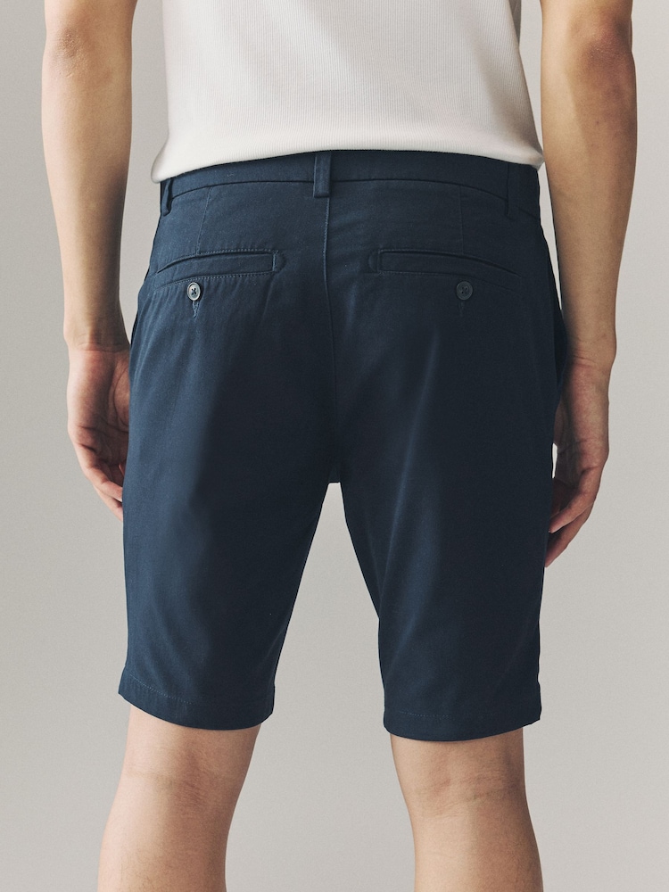 Multi - Coupe fine - Lot de 4 shorts chino stretch - Image 2 of 15